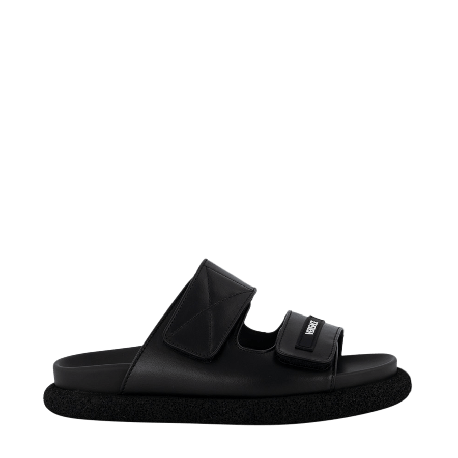 Versace Unisex Kids Slides Black