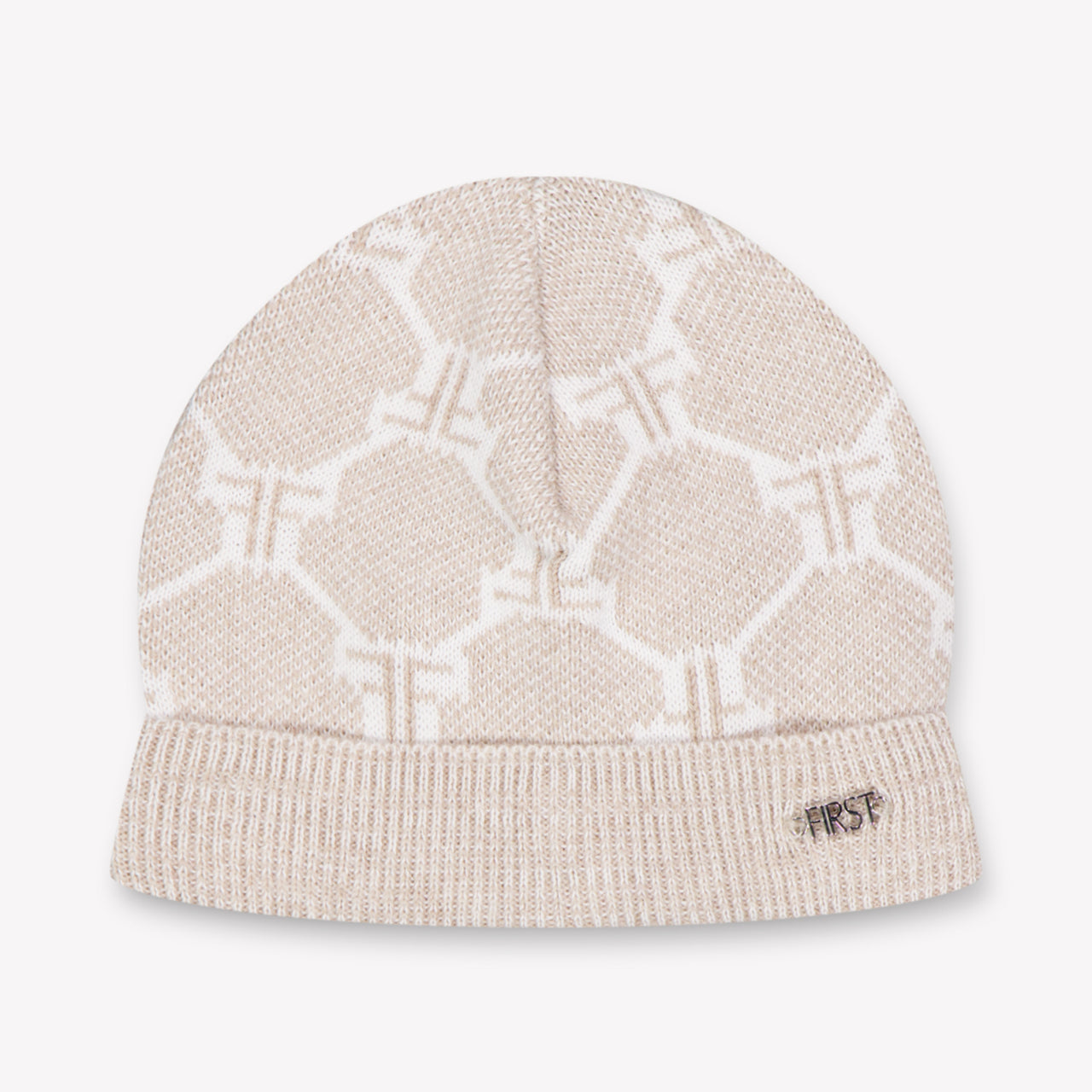 First Baby Boys Hat In Beige