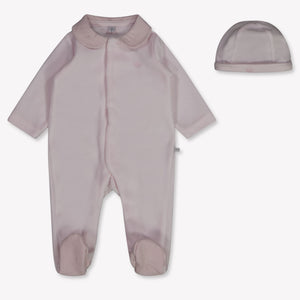 First Baby Unisex Playsuit In Light Pink