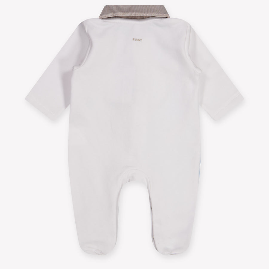 First Baby Unisex Romper in Off-White