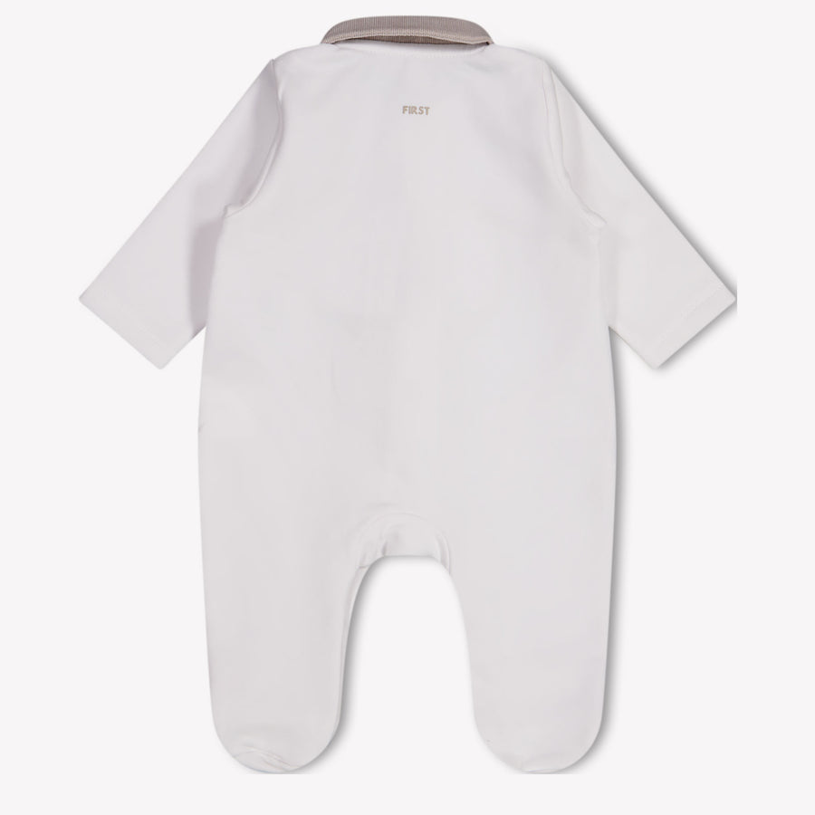 First Baby Unisex Romper in Off-White