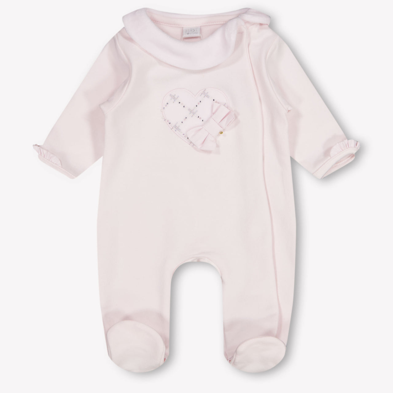 First Baby Meisjes Boxpakje In Licht Roze