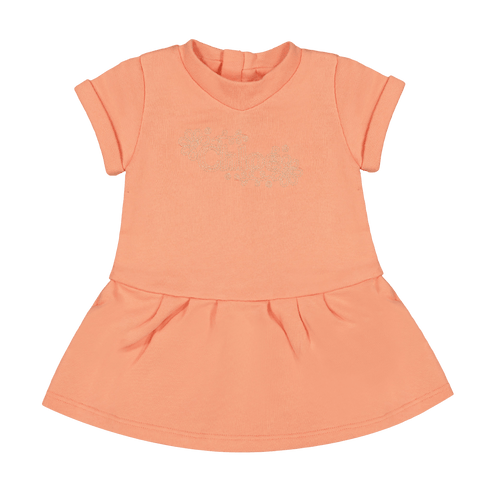 Chloe Baby Girls Dress Coral