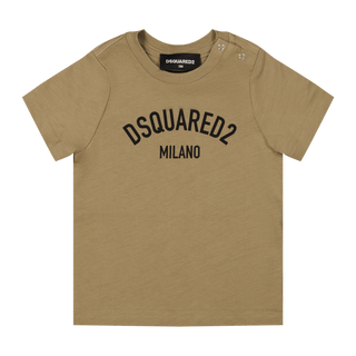 Dsquared2 Baby Unisex T-Shirt Beige
