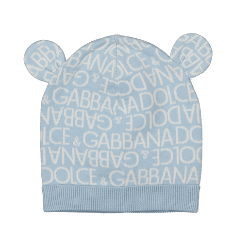 Dolce & Gabbana Baby Unisex Muts Licht Blauw - Superstellar