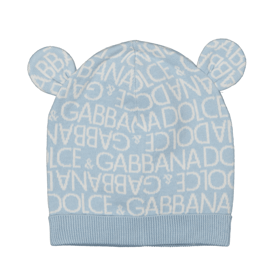 Dolce & Gabbana Baby Unisex Beanie Light Blue