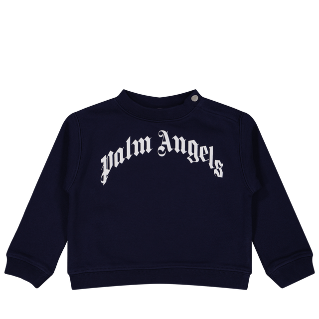 Palm Angels Baby Boys Sweater Navy