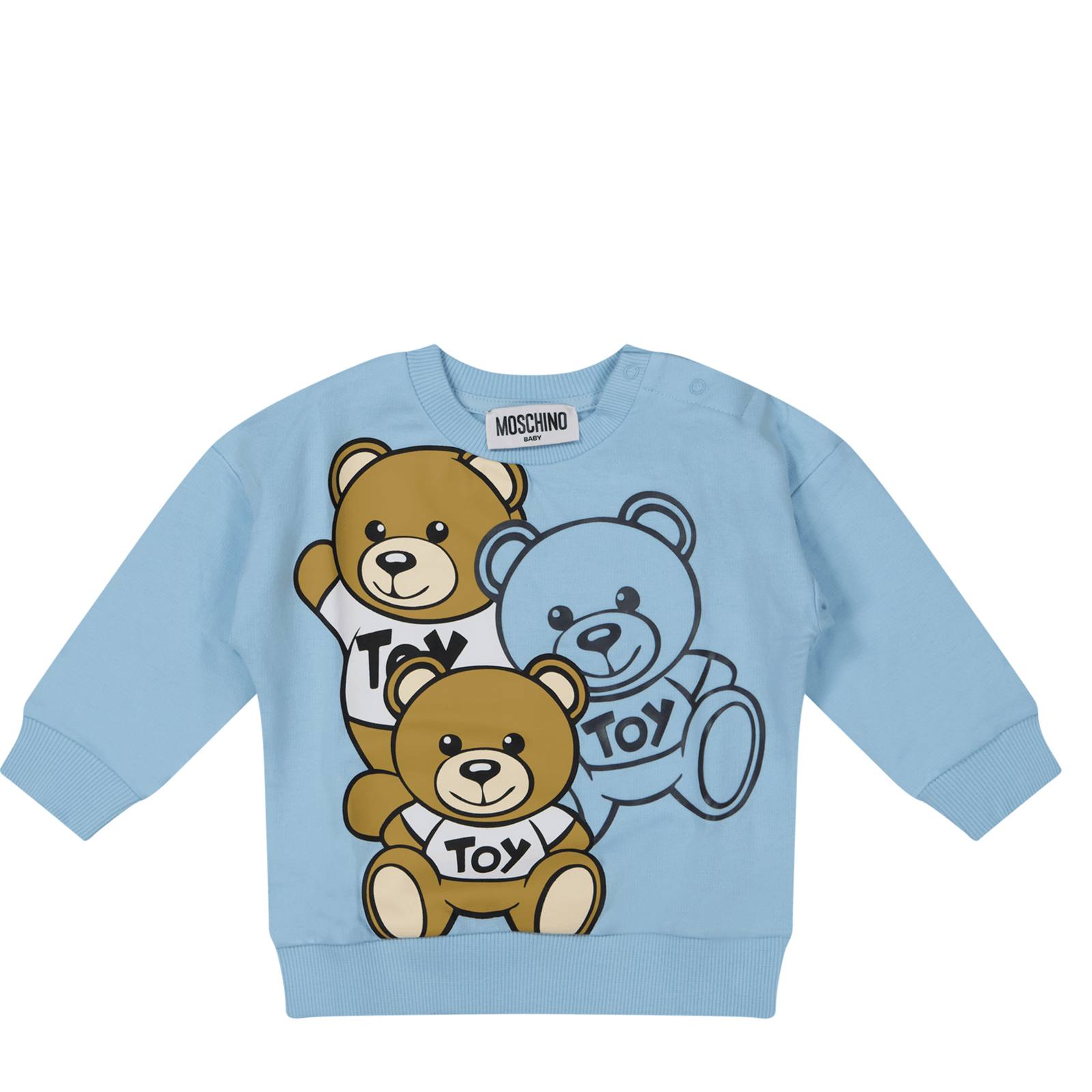 Moschino Baby Boys Sweater Light Blue