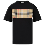 Burberry Kids Boys T-Shirt Siyah
