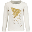 Guess Kids Girls T-Shirt Off White