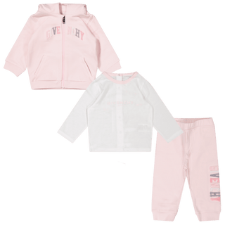Givenchy Baby Unisex Jogsuit Light Pink