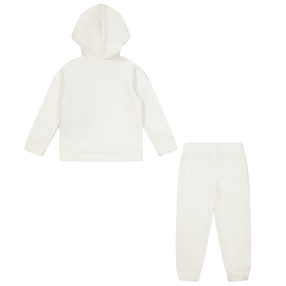 Guess Kids Girls Jogsuit Off White