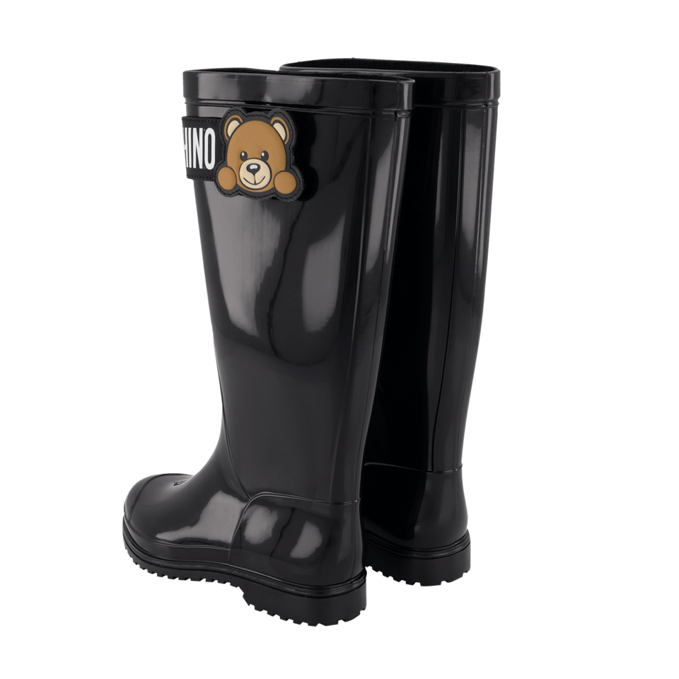 Moschino Kids Girls Boots Black