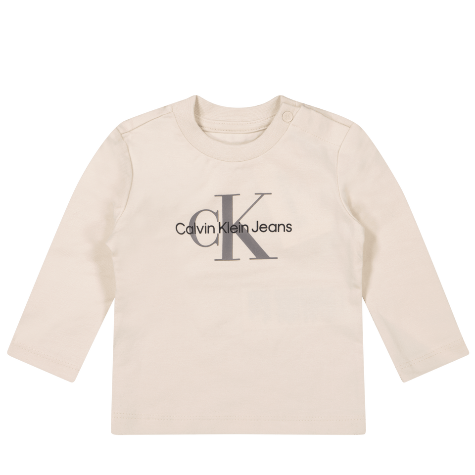 Calvin Klein Baby Unisex T-Shirt White