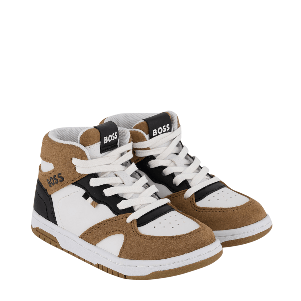 Boss Kids Boys Sneakers White