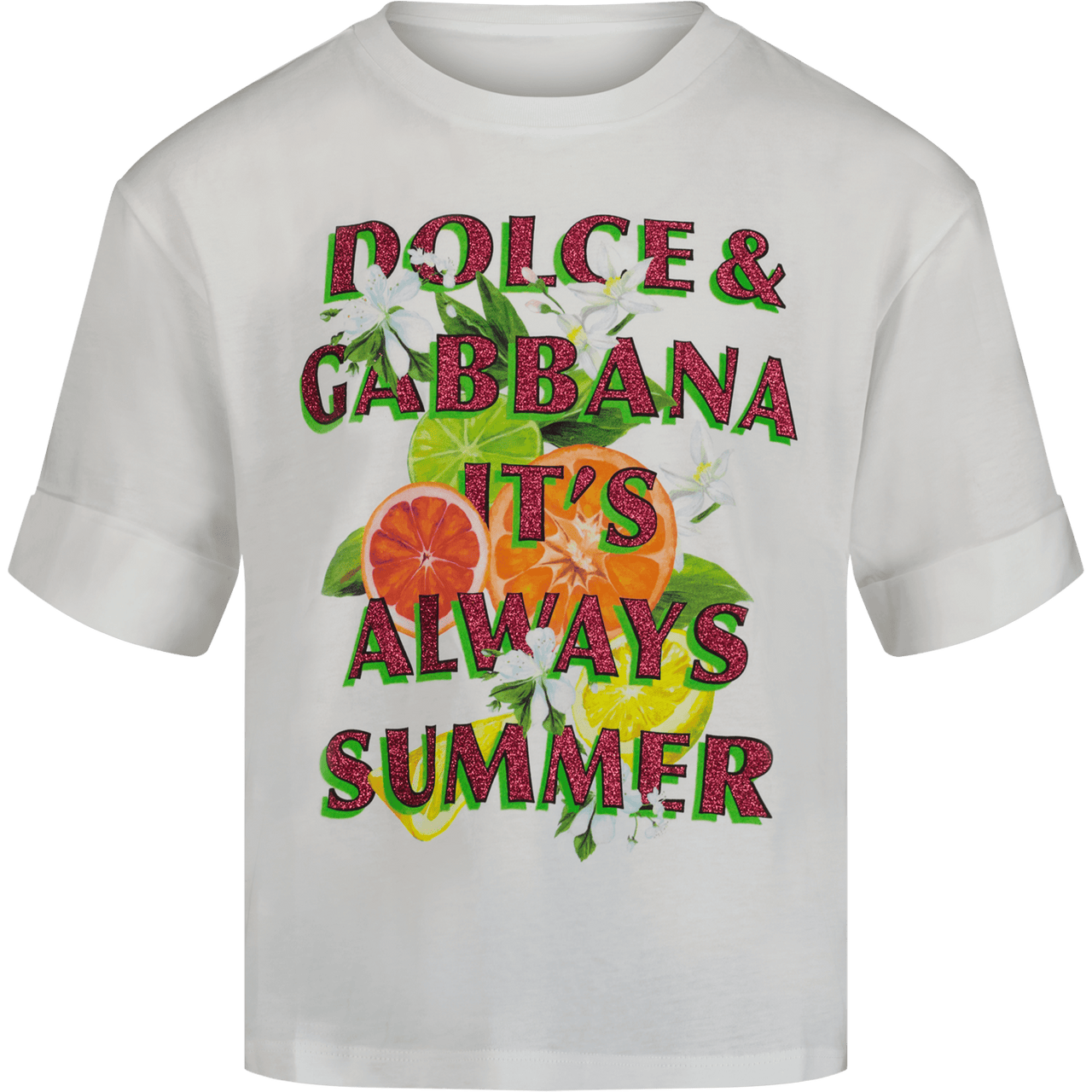 Dolce & Gabbana Kinder T-Shirt Wit 3Y