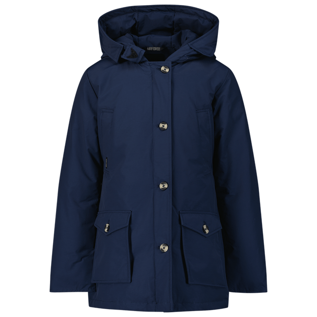 Airforce Kids Girls Coat Blue