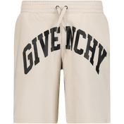 Givenchy Kids Boys Shorts Light Beige