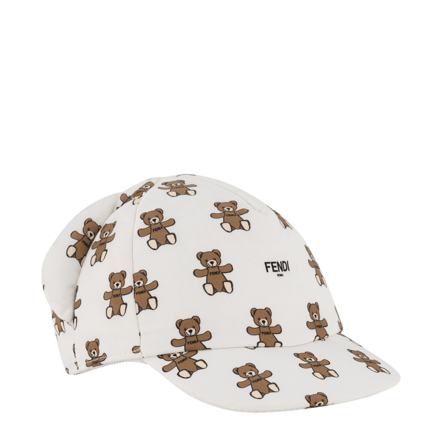 Fendi Baby Unisex Petten Wit