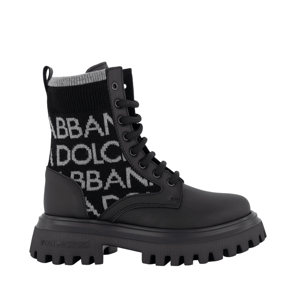 Dolce & Gabbana Kinder Unisex Laarzen Zwart 27