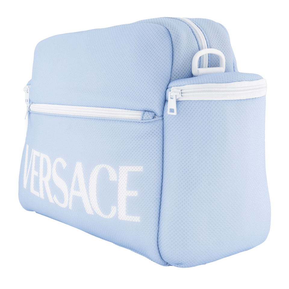 Versace Baby Girls Diaper Bag Light Blue