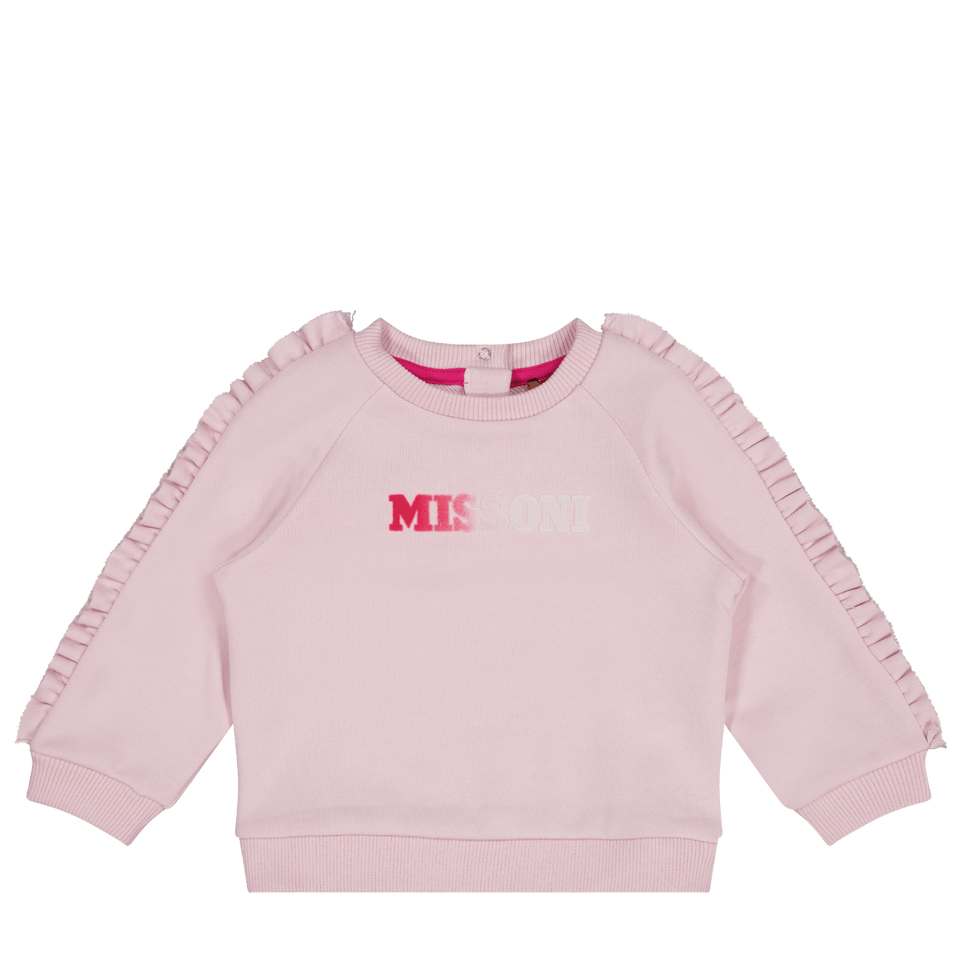 Missoni Baby Girls Sweater Light Pink
