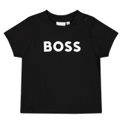 Boss Bebek Boys T-Shirt Siyah
