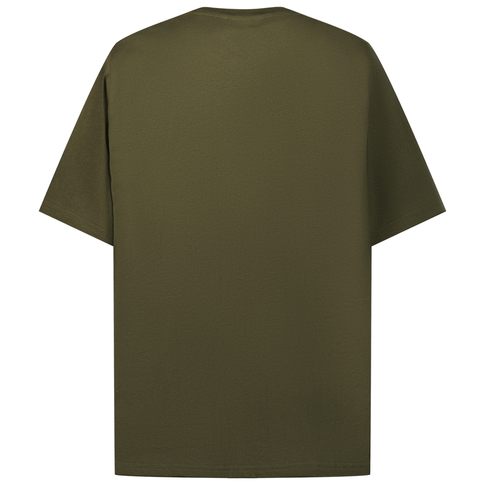 Dsquared2 Kids Unisex T-Shirt Dark Green