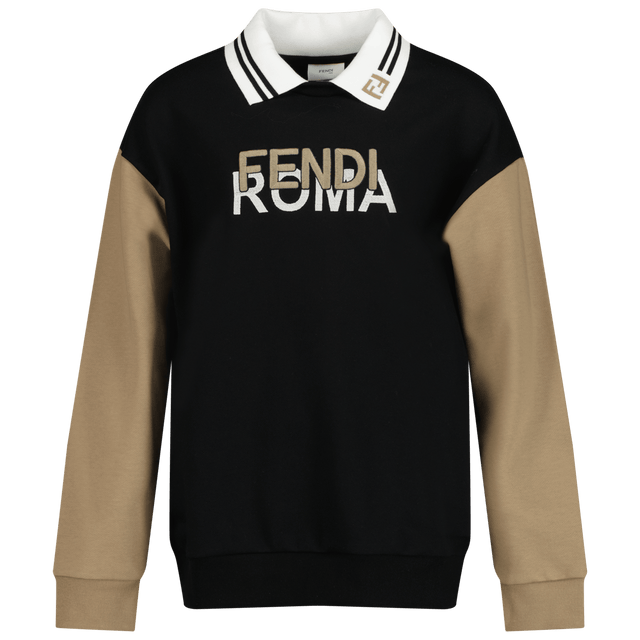 Fendi Kids Boys Sweater Black