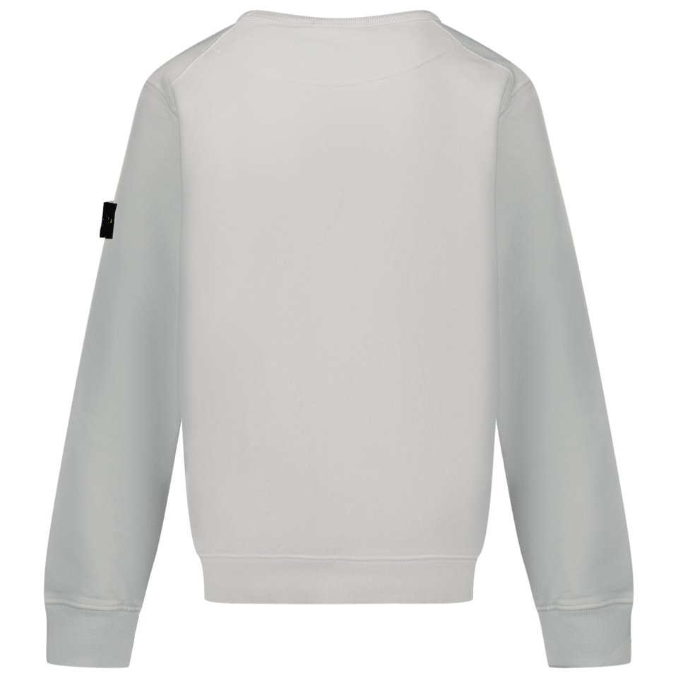 Stone Island Kinder Jongens Trui Off White - Superstellar