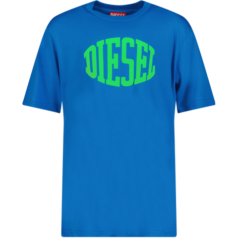 Diesel Kids Boys T-Shirt Blue