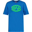 Diesel Kinder Jongens T-Shirt Blauw 4Y