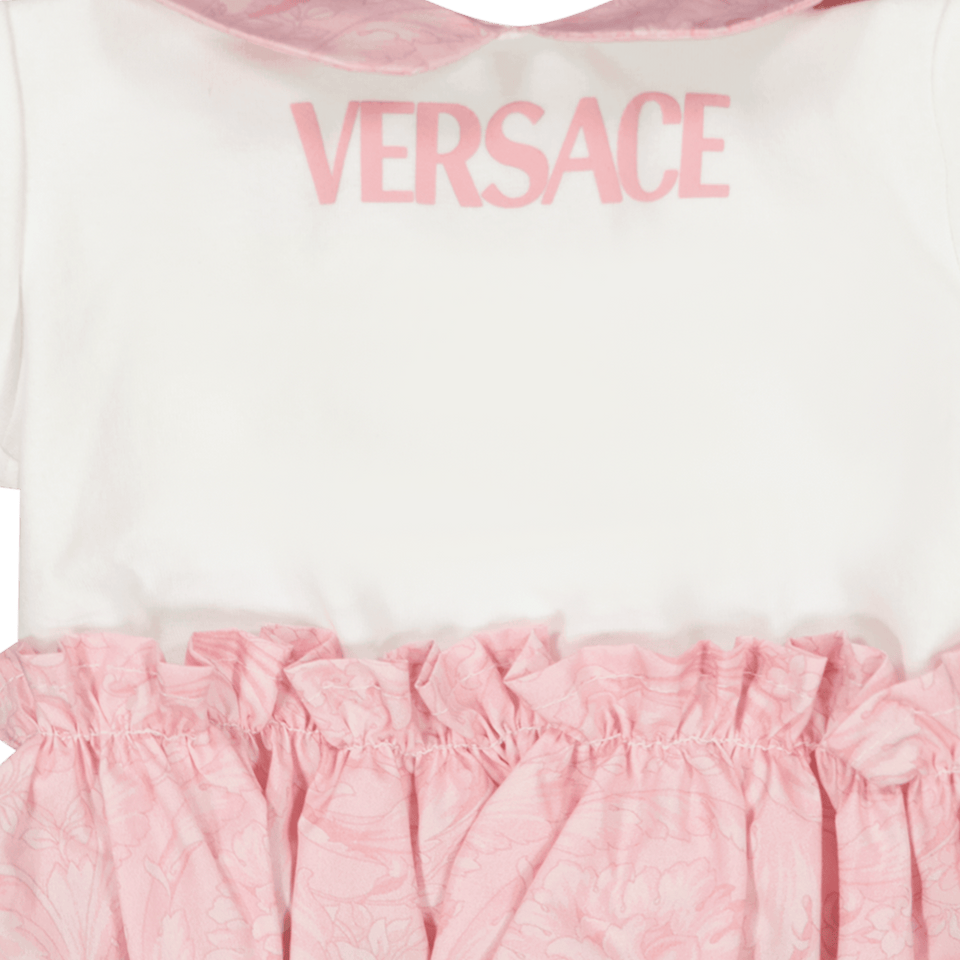 Versace Baby Meisjes Jurkje Licht Roze