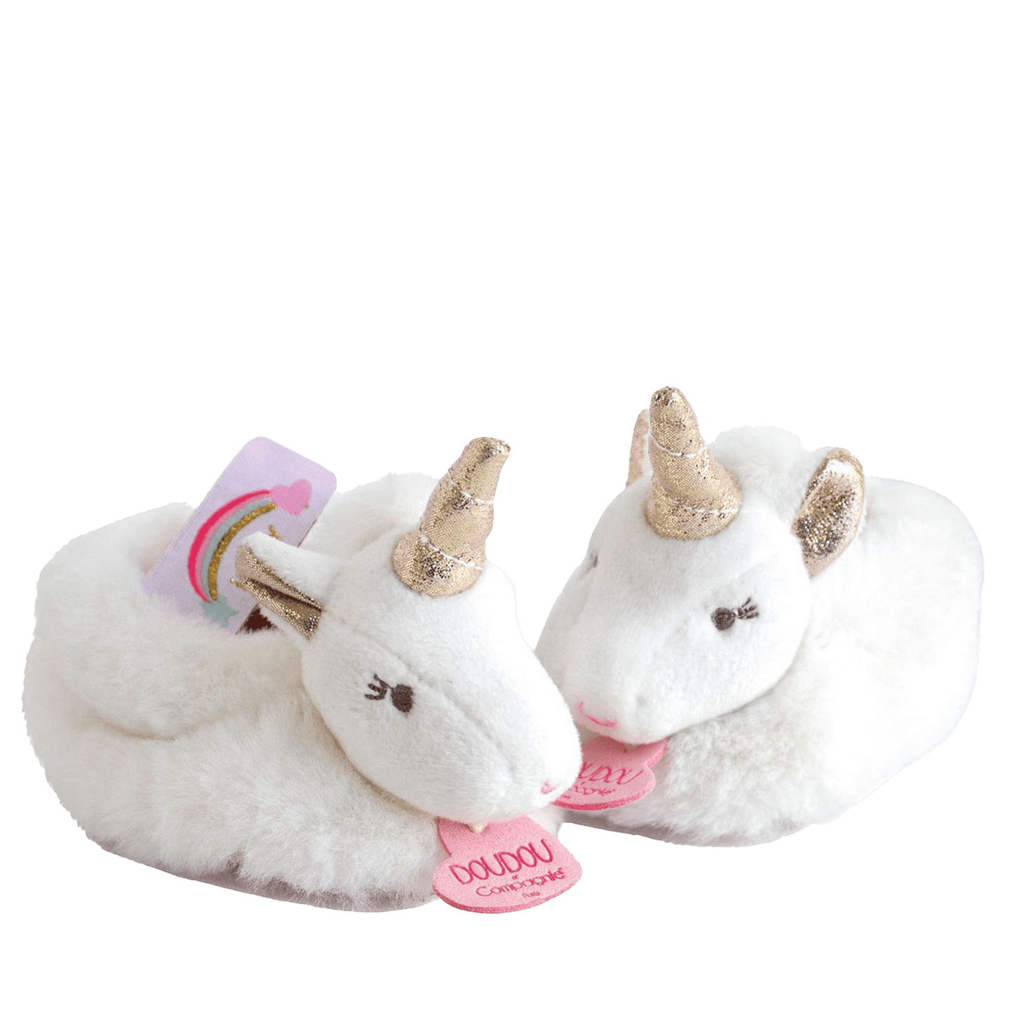 Doudou et Compagnie Baby Slofjes Wit ONE