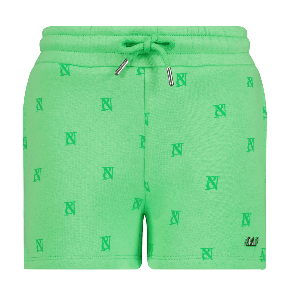 NIK&NIK Kinder Meisjes Shorts Groen 4Y