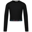 Calvin Klein Kids Girls T-Shirt Black