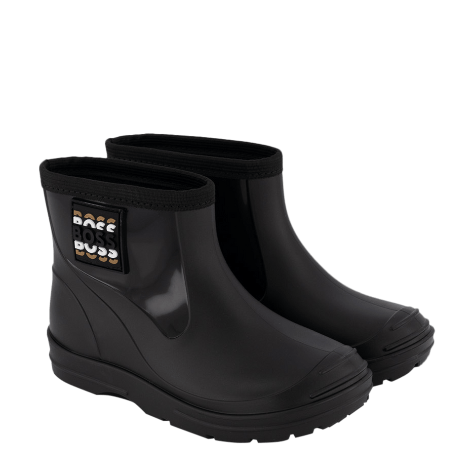 Boss Kids Boys Boots Black