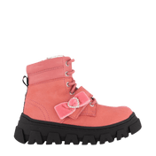 Monennalisa Children's Girls Boots Pink