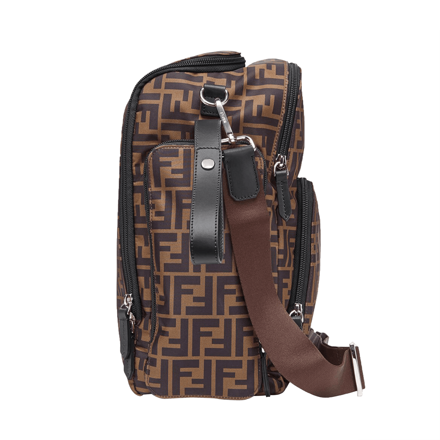Fendi Baby Unisex Luiertas In Bruin
