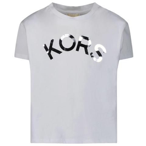 Michael Kors Kids Girls T-Shirt Silver