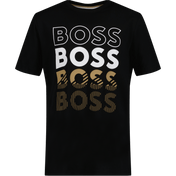 Boss Boys Boys T-Shirt Siyah