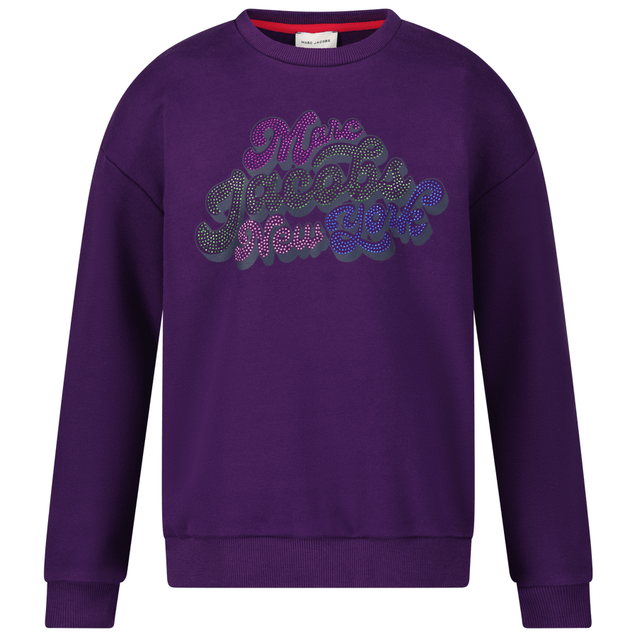 Marc Jacobs Girls Sweater Purple