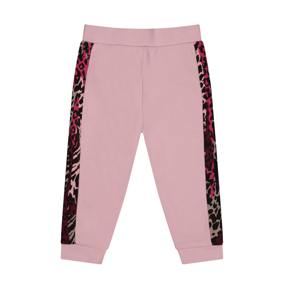 Guess Kids Girls Pants Light Pink