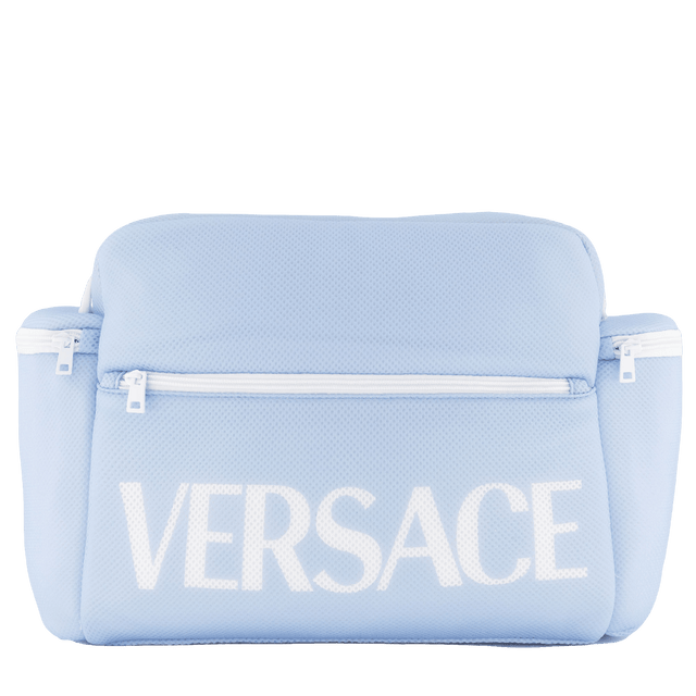 Versace Baby Girls Diaper Bag Light Blue