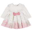 MonnaLisa Baby Girls Dress Off White