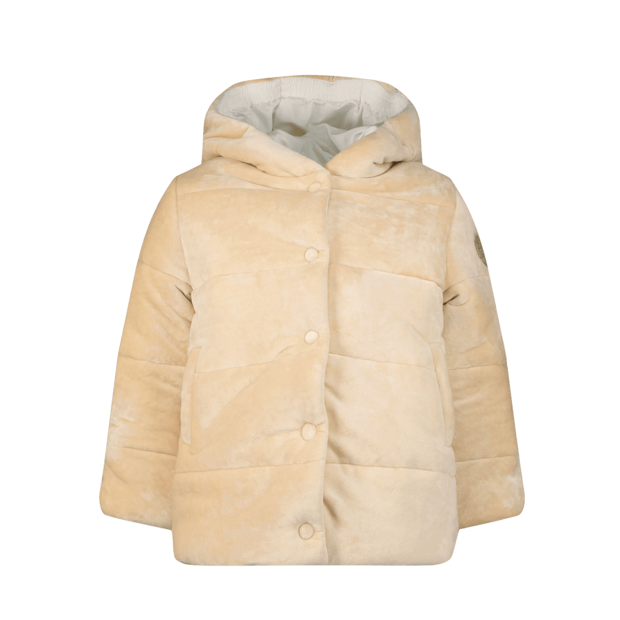 MonnaLisa Baby Meisjes Winterjas Licht Beige
