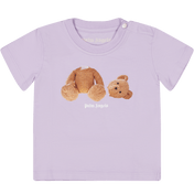 Palm Melekler Bebek Kız T-Shirt Lila