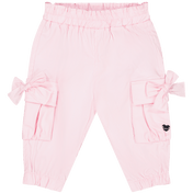 MonnaLisa Baby Girls Trousers Light Pink