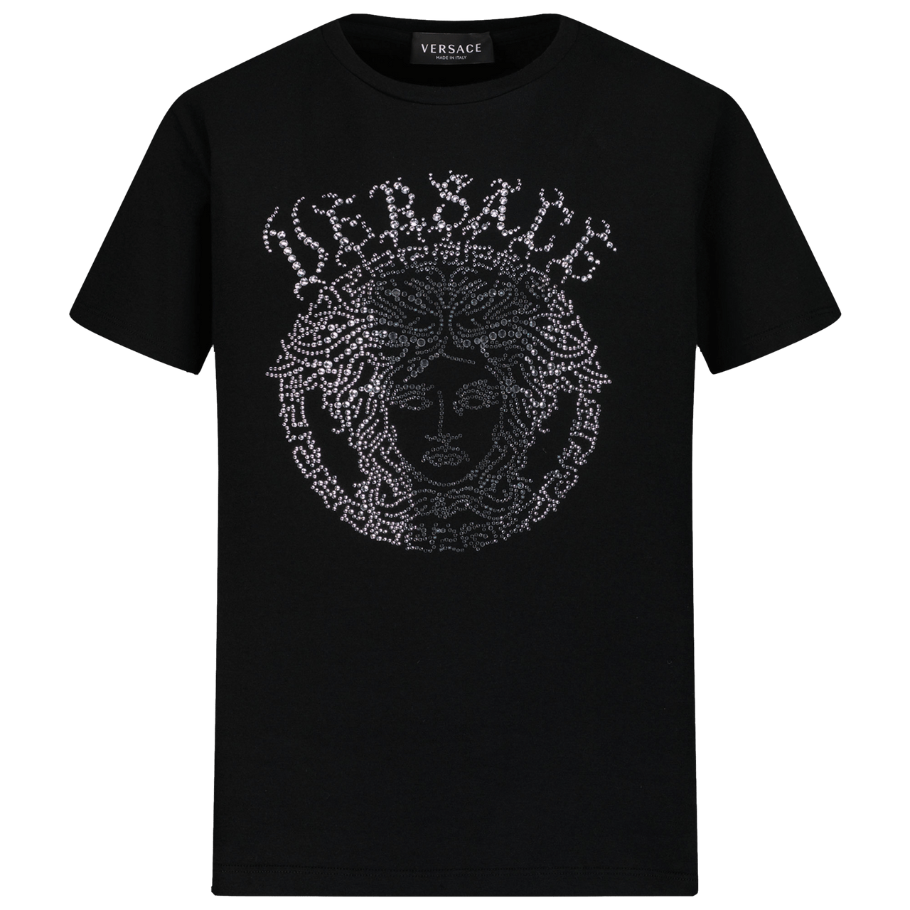 Versace Kinder Meisjes T-Shirt Zwart 4Y