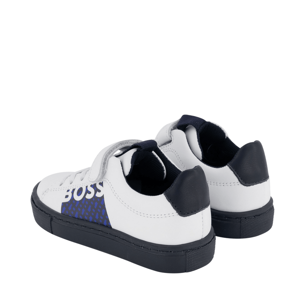 Boss Kids Boys Sneakers White